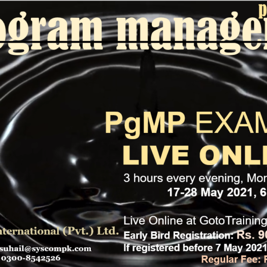 Live Online Program Management Professional (PgMP) Exam Prep Course